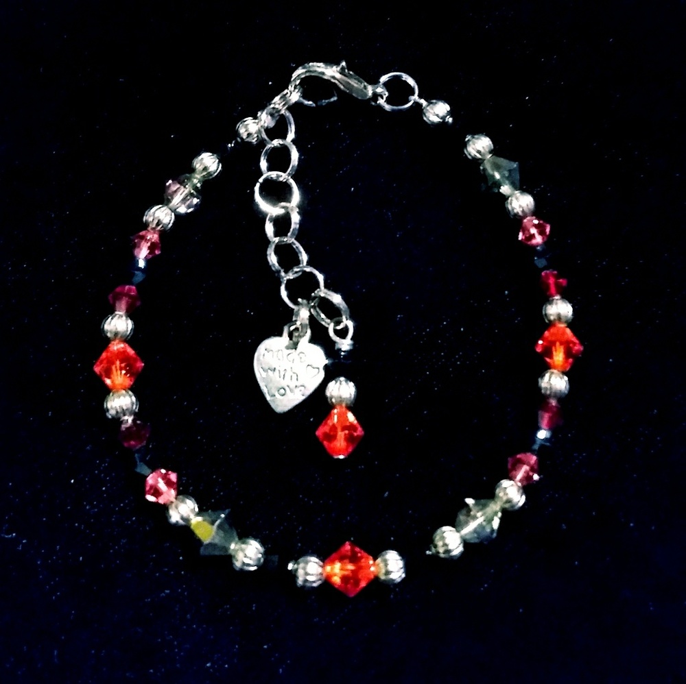 Multi-color Swarovski Crystal Bracelet🧡
